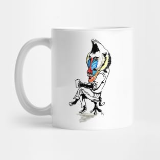 Office Baboon Mug